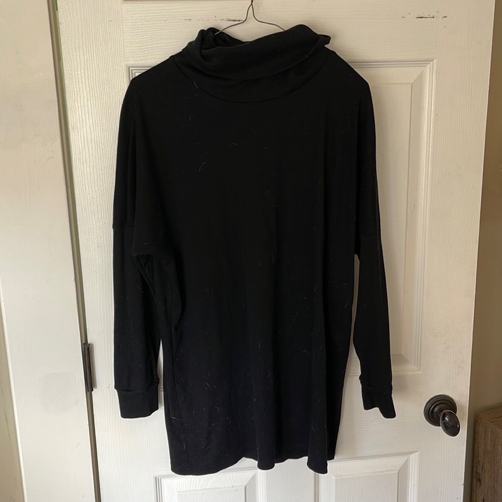 Black Turtleneck Mini Dress
